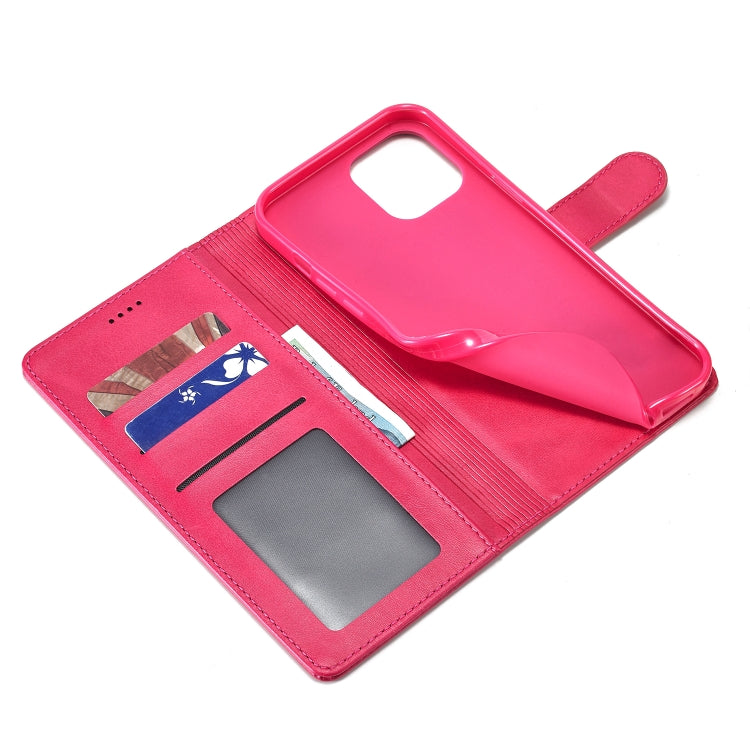 For iPhone 14 LC.IMEEKE Calf Texture Horizontal Flip Leather Case