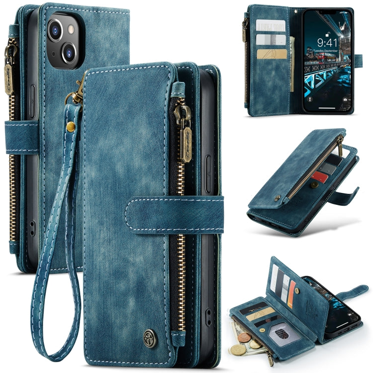 For iPhone 14 Plus CaseMe C30 Multifunctional Phone Leather Case