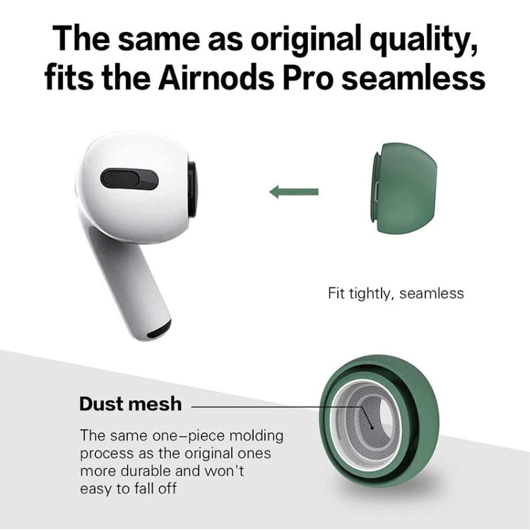 For AirPods Pro 1 Pairs Wireless Earphones Silicone Replaceable Earplug