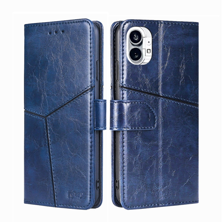For Nothing Phone 1 Geometric Stitching Leather Phone Case