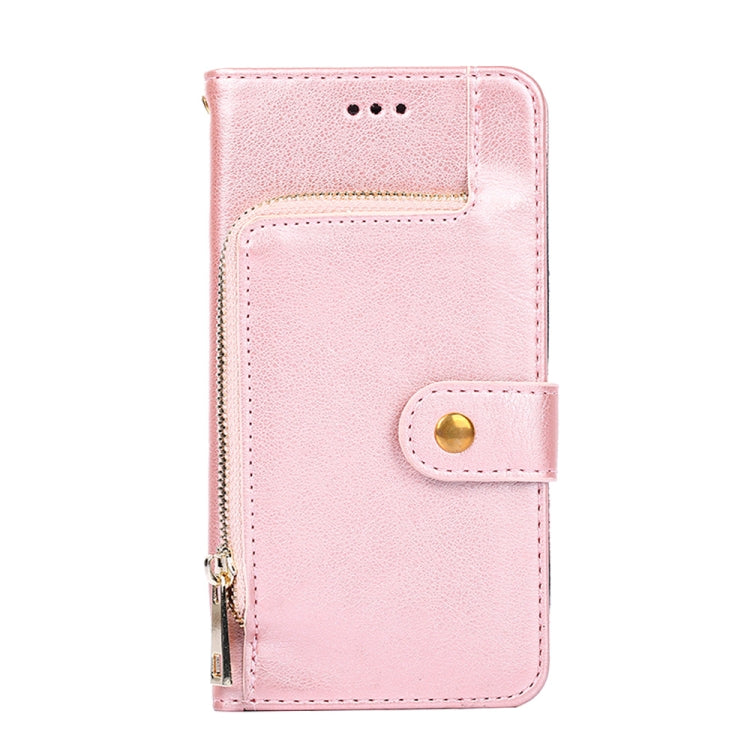 For iPhone 14 Zipper Bag Leather Phone Case