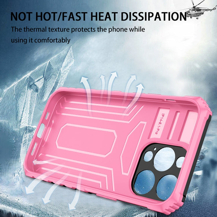 For iPhone 14 Pro King Kong Back Clip Series Holder Phone Case