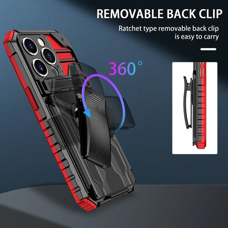 For iPhone 14 Pro King Kong Back Clip Series Holder Phone Case