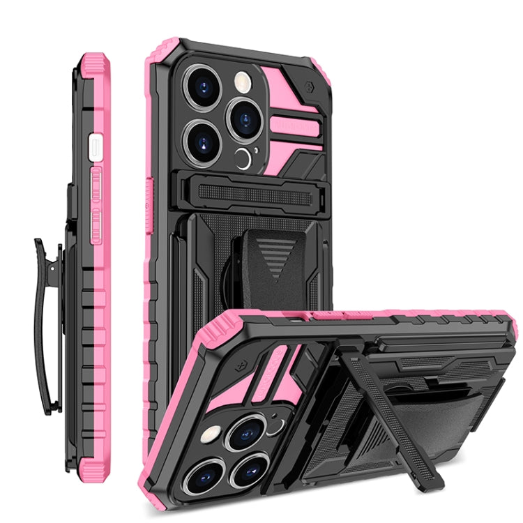 For iPhone 14 Pro Max King Kong Back Clip Series Holder Phone Case