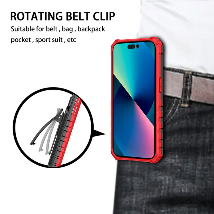 For iPhone 13 Pro King Kong Back Clip Series Holder Phone Case