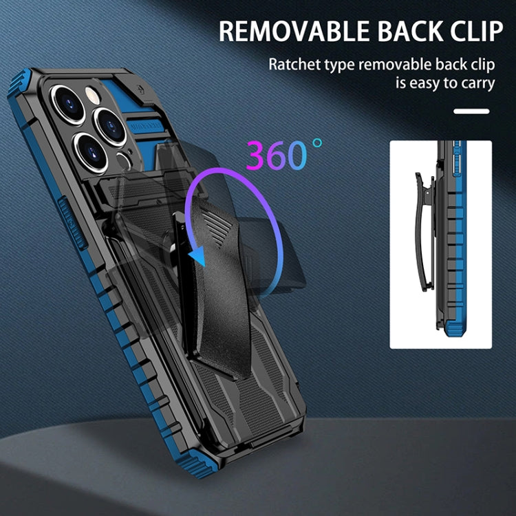 For iPhone 13 Pro King Kong Back Clip Series Holder Phone Case
