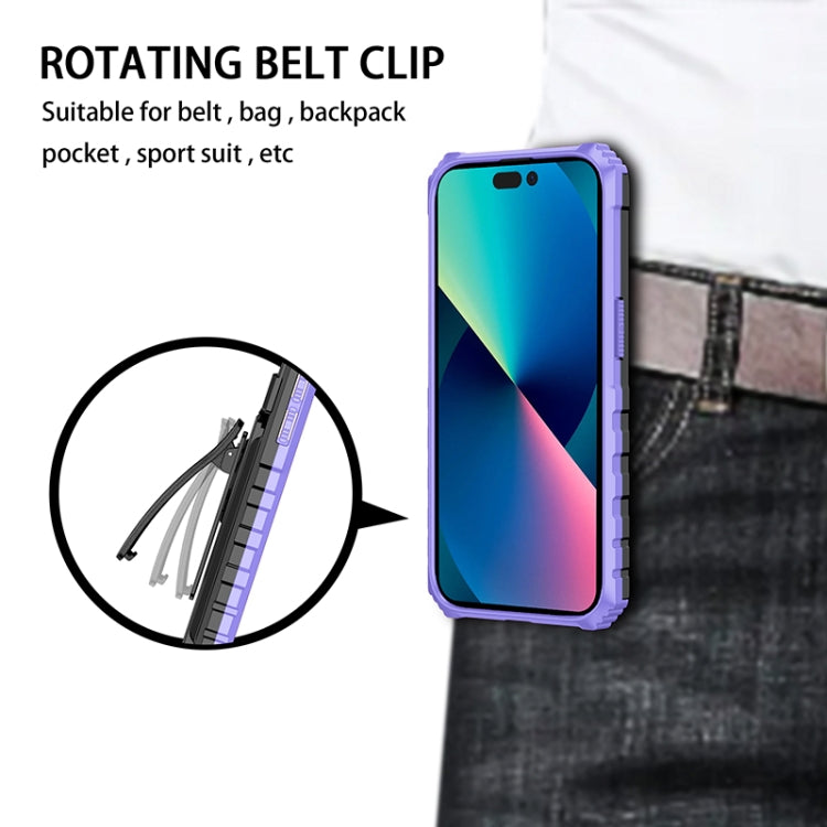 For iPhone 13 Pro King Kong Back Clip Series Holder Phone Case