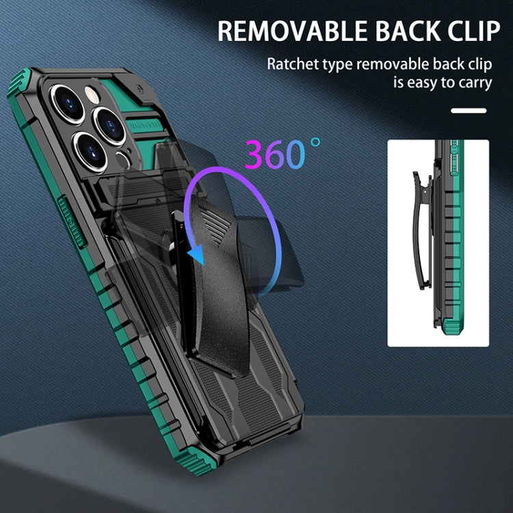 For iPhone 13 Pro Max King Kong Back Clip Series Holder Phone Case