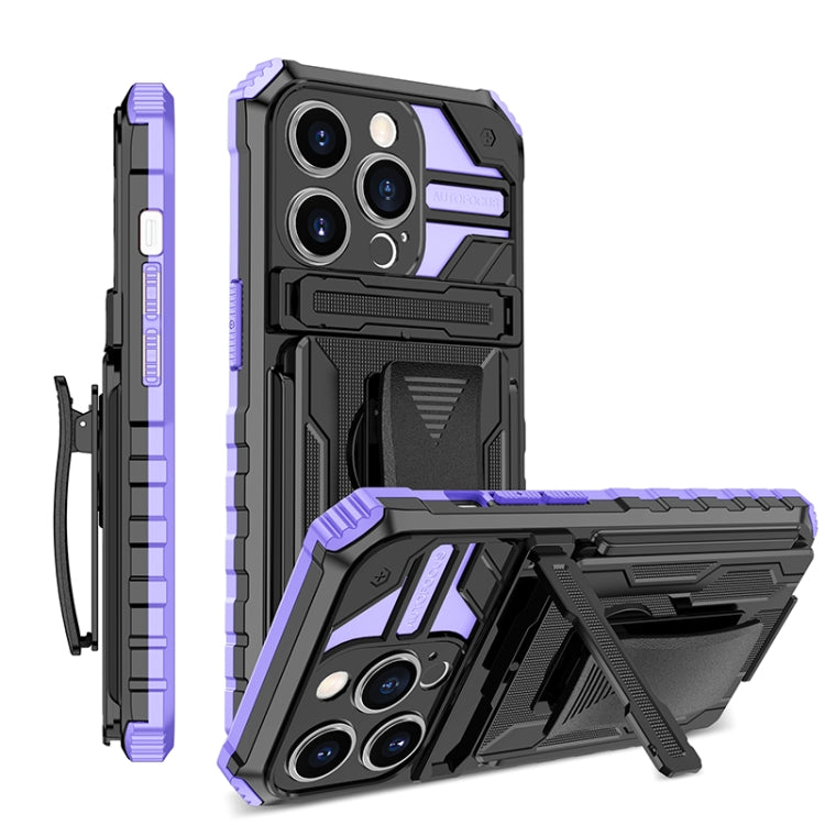For iPhone 13 Pro Max King Kong Back Clip Series Holder Phone Case