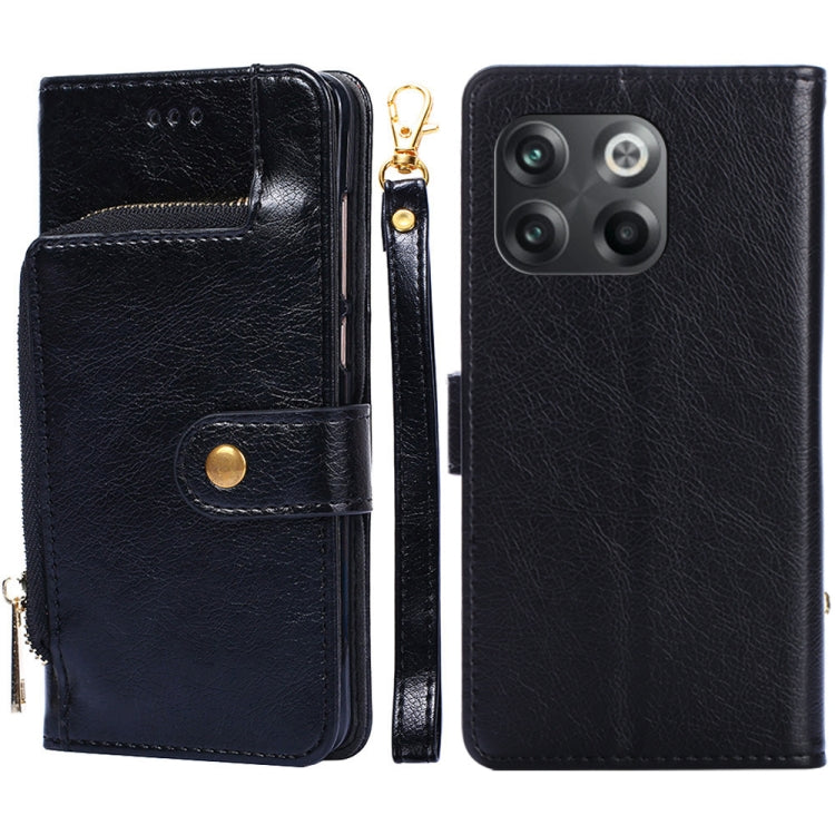 For OnePlus 10T Zipper Bag Leather Phone Case