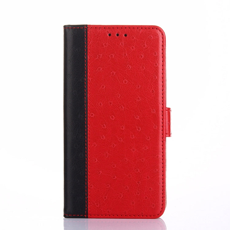 For iPhone 14 Pro Ostrich Texture Flip Leather Phone Case
