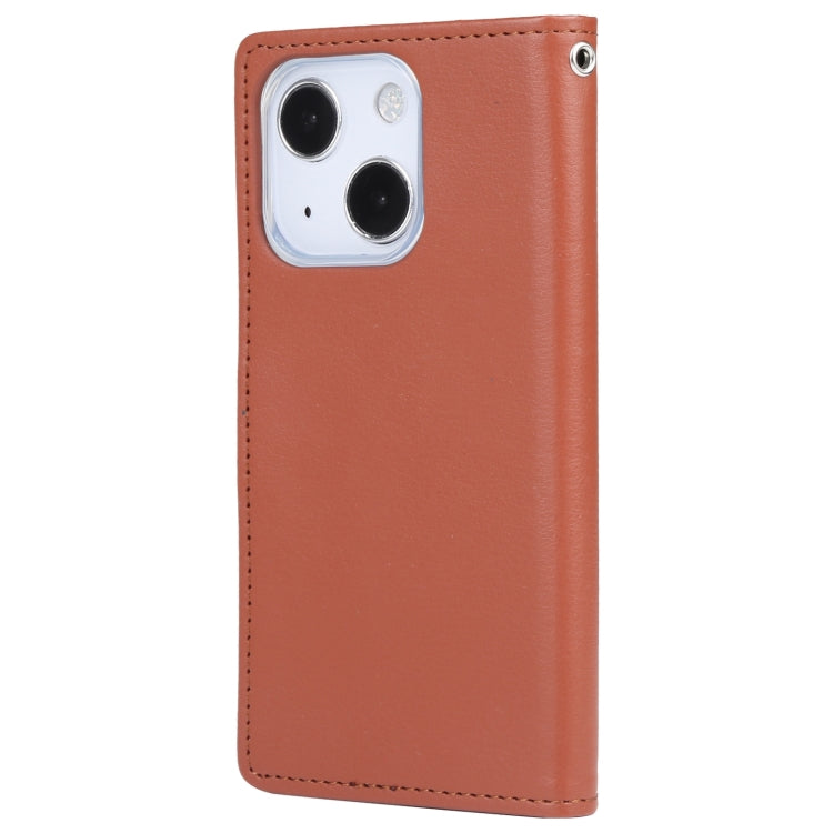 For iPhone 14 GOOSPERY RICH DIARY Crazy Horse Texture Leather Case