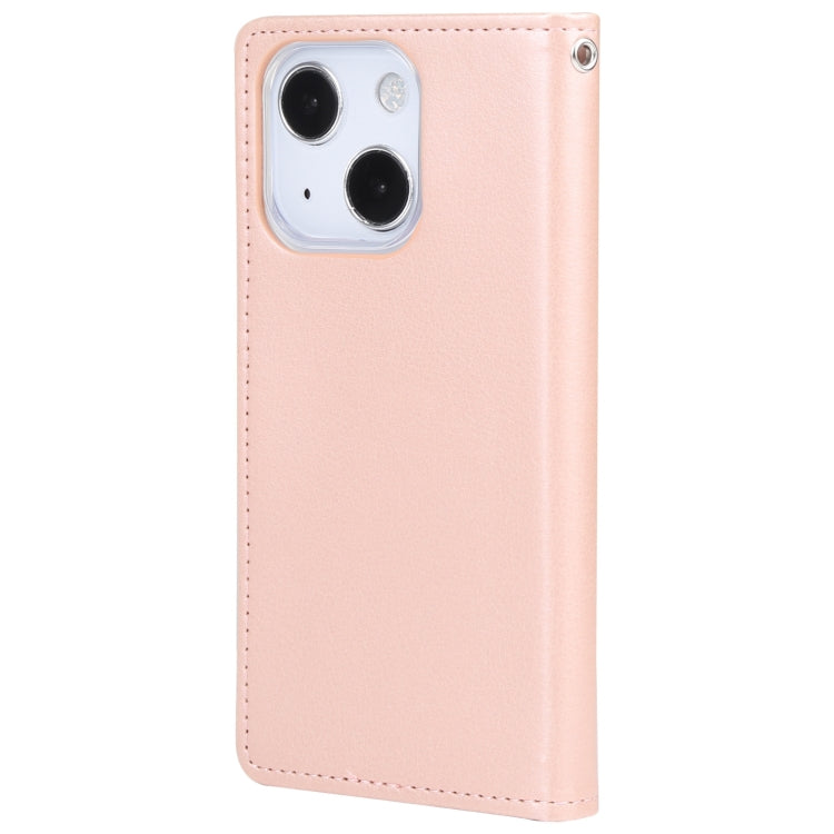 For iPhone 14 Plus GOOSPERY RICH DIARY Crazy Horse Texture Leather Case