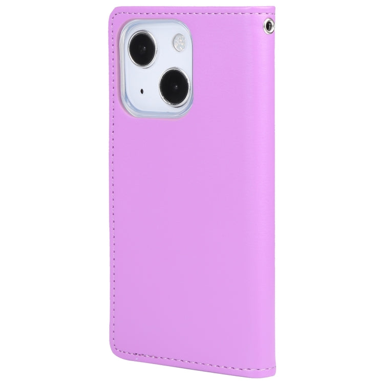 For iPhone 14 Plus GOOSPERY RICH DIARY Crazy Horse Texture Leather Case