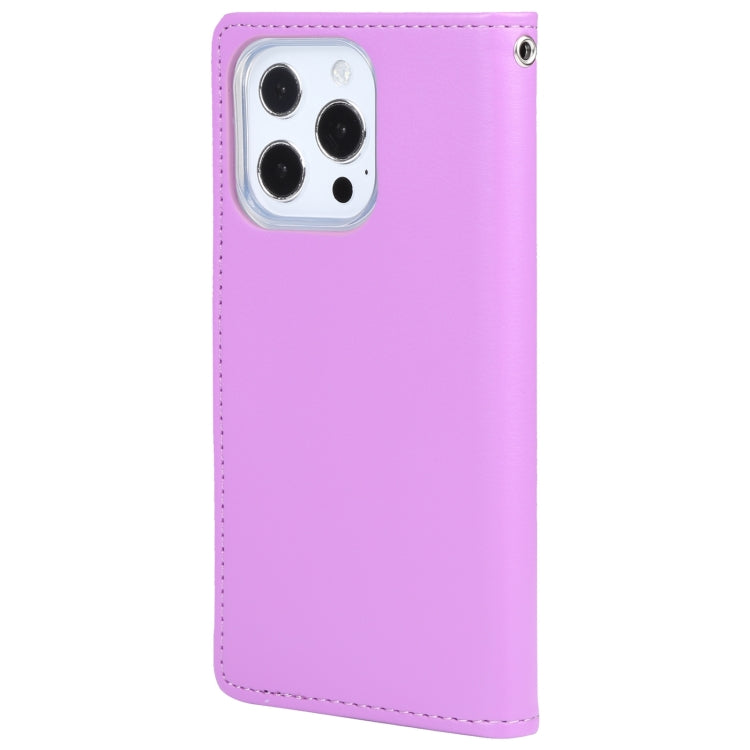 For iPhone 14 Pro GOOSPERY RICH DIARY Crazy Horse Texture Leather Case