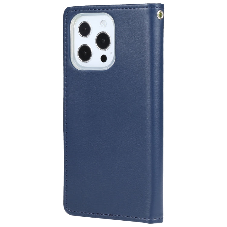 For iPhone 14 Pro GOOSPERY RICH DIARY Crazy Horse Texture Leather Case