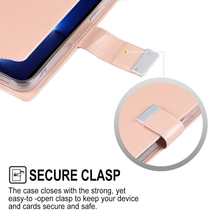 For iPhone 14 Pro GOOSPERY RICH DIARY Crazy Horse Texture Leather Case