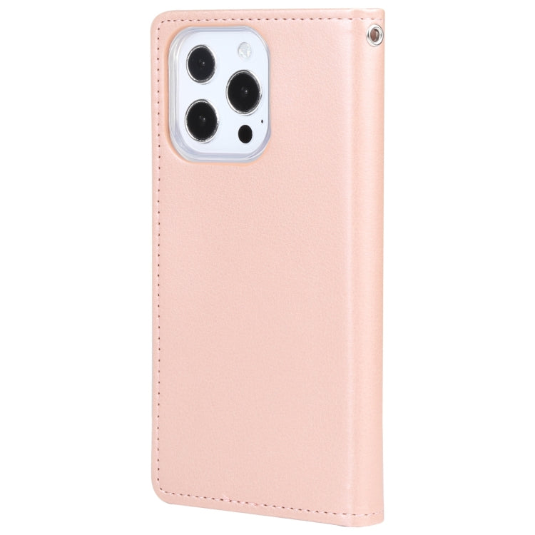 For iPhone 14 Pro Max GOOSPERY RICH DIARY Crazy Horse Texture Leather Case