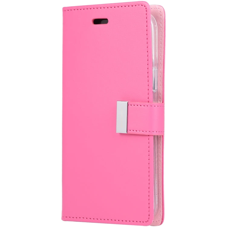 For iPhone 14 Pro Max GOOSPERY RICH DIARY Crazy Horse Texture Leather Case