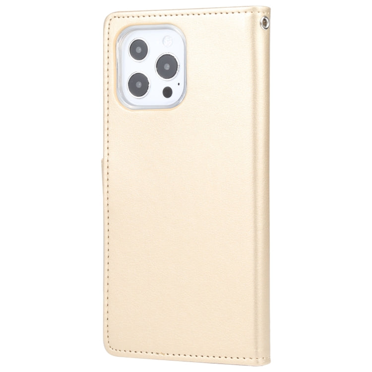 For iPhone 14 Pro Max GOOSPERY RICH DIARY Crazy Horse Texture Leather Case