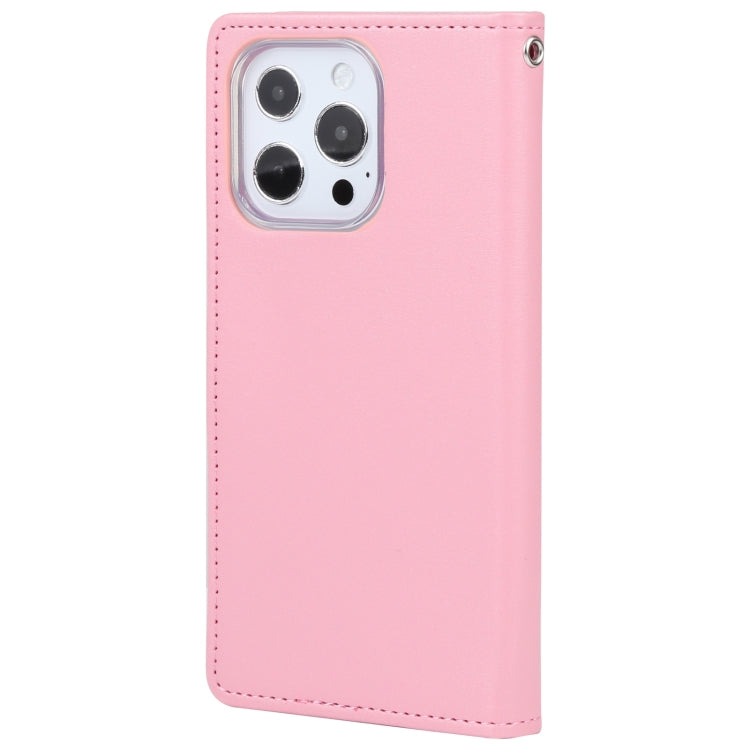 For iPhone 14 Pro Max GOOSPERY RICH DIARY Crazy Horse Texture Leather Case