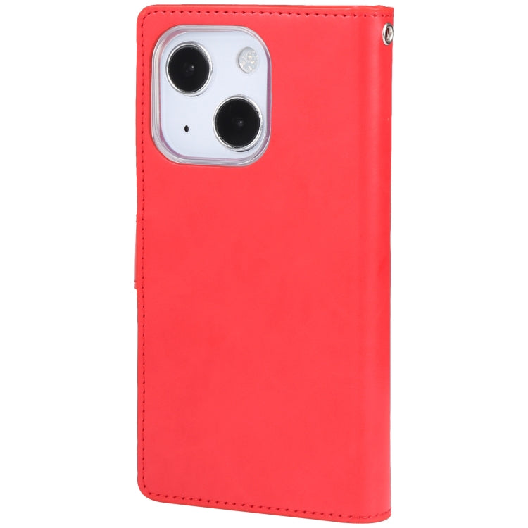 For iPhone 14 MERCURY GOOSPERY MANSOOR 9 Card Slots Leather Case