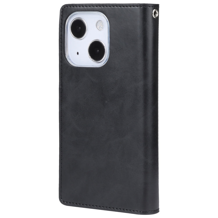 For iPhone 14 MERCURY GOOSPERY MANSOOR 9 Card Slots Leather Case