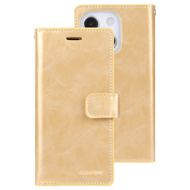 For iPhone 14 MERCURY GOOSPERY MANSOOR 9 Card Slots Leather Case