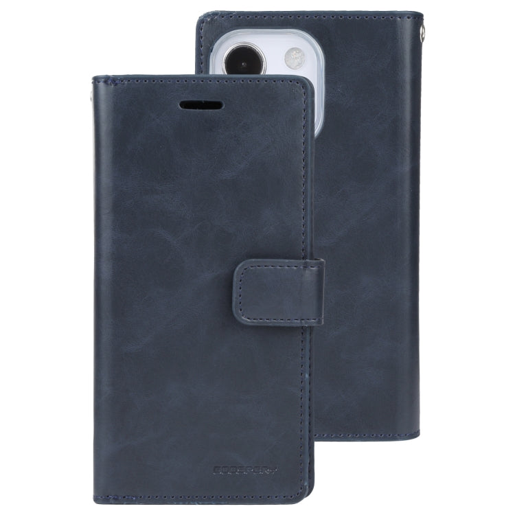 For iPhone 14 MERCURY GOOSPERY MANSOOR 9 Card Slots Leather Case