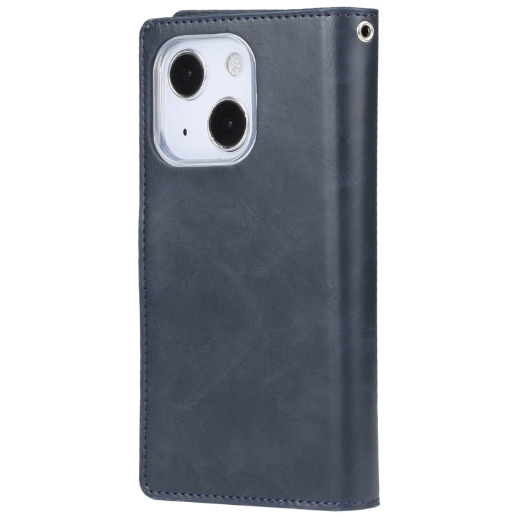 For iPhone 14 MERCURY GOOSPERY MANSOOR 9 Card Slots Leather Case