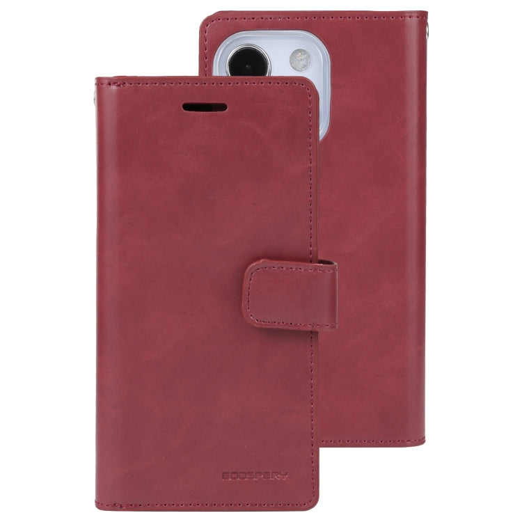 For iPhone 14 MERCURY GOOSPERY MANSOOR 9 Card Slots Leather Case