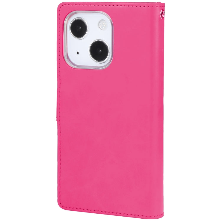 For iPhone 14 MERCURY GOOSPERY MANSOOR 9 Card Slots Leather Case