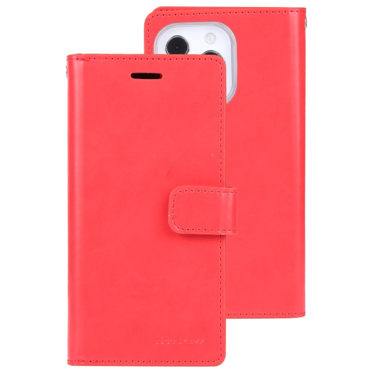 For iPhone 14 Pro MERCURY GOOSPERY MANSOOR 9 Card Slots Leather Case