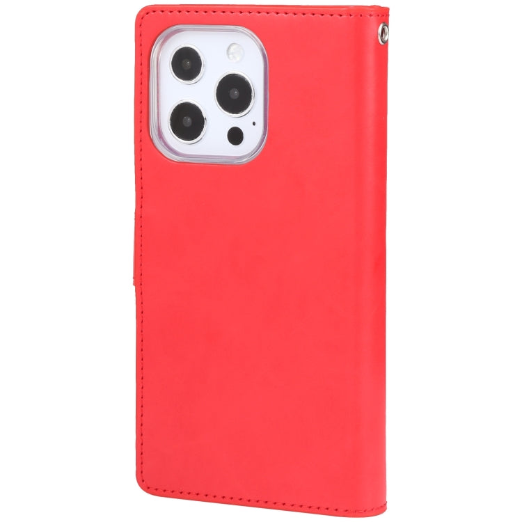 For iPhone 14 Pro MERCURY GOOSPERY MANSOOR 9 Card Slots Leather Case
