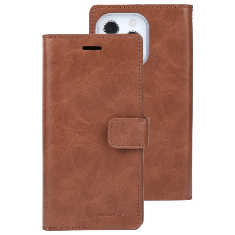 For iPhone 14 Pro MERCURY GOOSPERY MANSOOR 9 Card Slots Leather Case