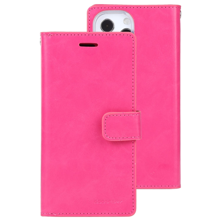 For iPhone 14 Pro MERCURY GOOSPERY MANSOOR 9 Card Slots Leather Case