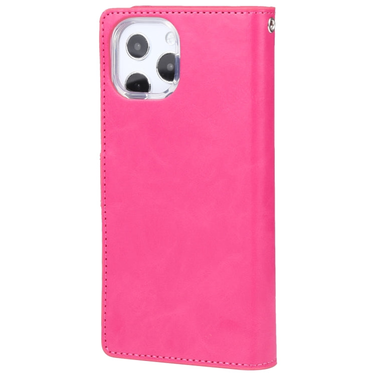 For iPhone 14 Pro MERCURY GOOSPERY MANSOOR 9 Card Slots Leather Case