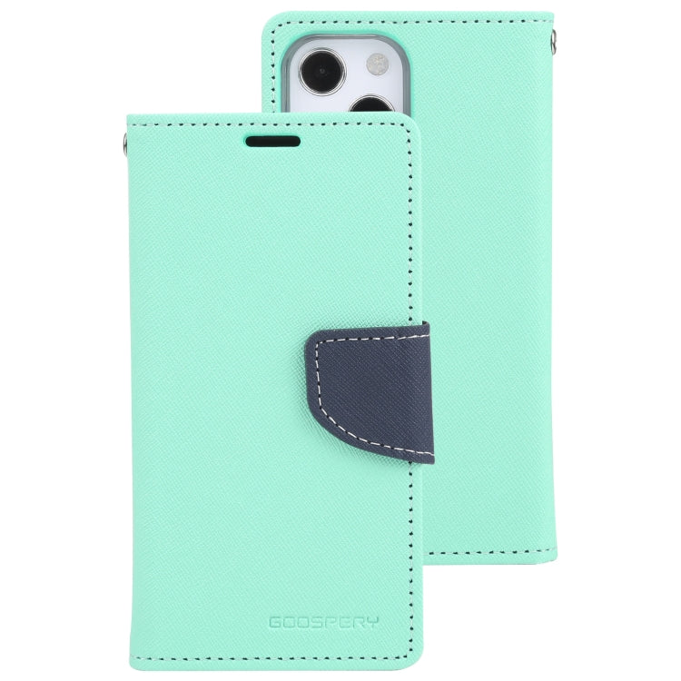 For iPhone 14 Plus GOOSPERY FANCY DIARY Cross Texture Leather Case