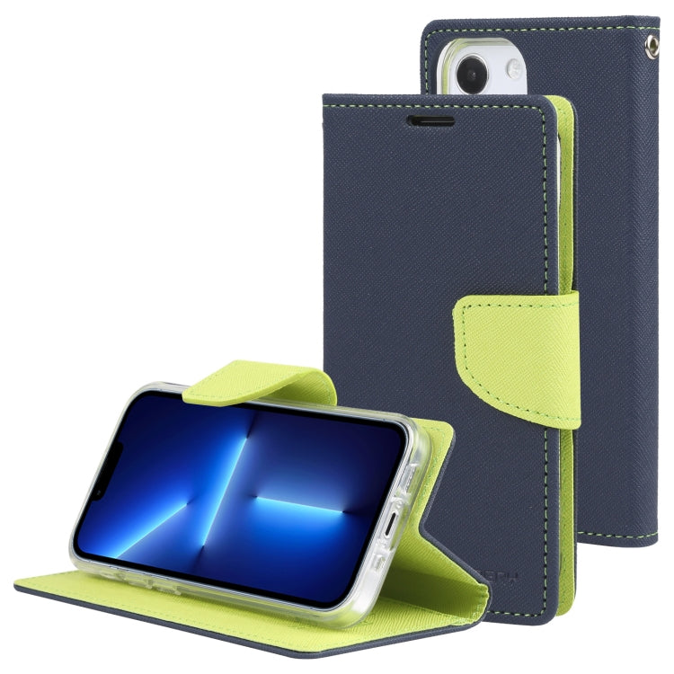 For iPhone 14 Plus GOOSPERY FANCY DIARY Cross Texture Leather Case
