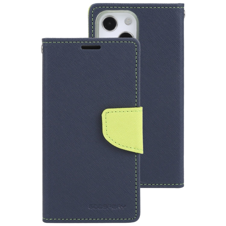 For iPhone 14 Plus GOOSPERY FANCY DIARY Cross Texture Leather Case