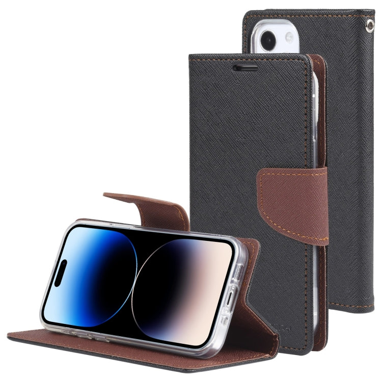 For iPhone 14 Pro GOOSPERY FANCY DIARY Cross Texture Leather Case