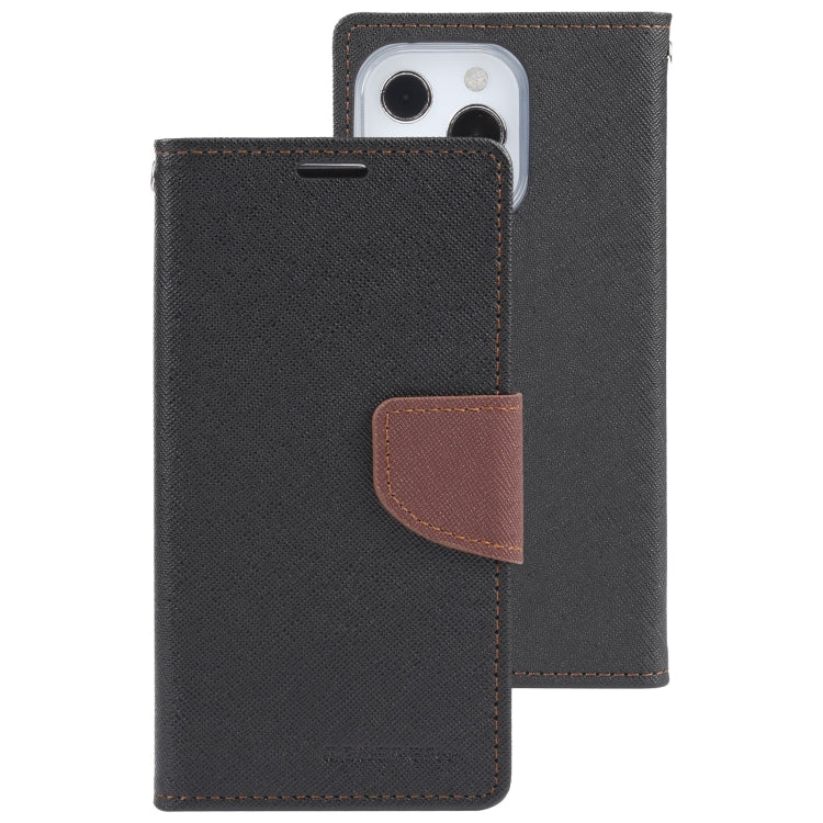 For iPhone 14 Pro GOOSPERY FANCY DIARY Cross Texture Leather Case