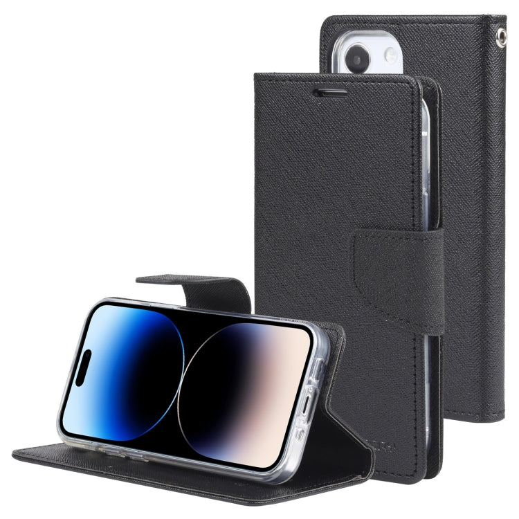 For iPhone 14 Pro GOOSPERY FANCY DIARY Cross Texture Leather Case