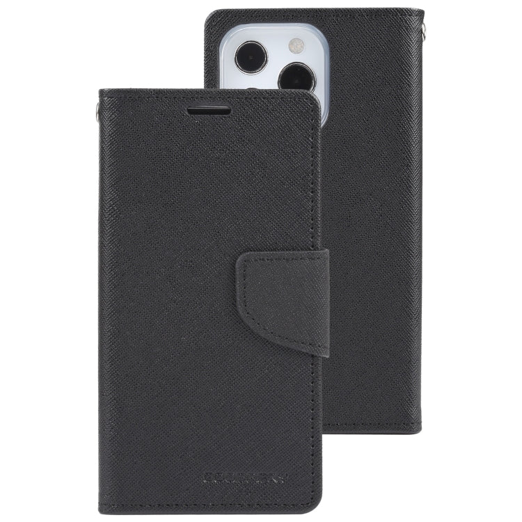 For iPhone 14 Pro GOOSPERY FANCY DIARY Cross Texture Leather Case