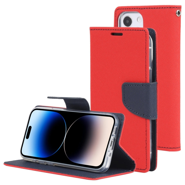 For iPhone 14 Pro GOOSPERY FANCY DIARY Cross Texture Leather Case