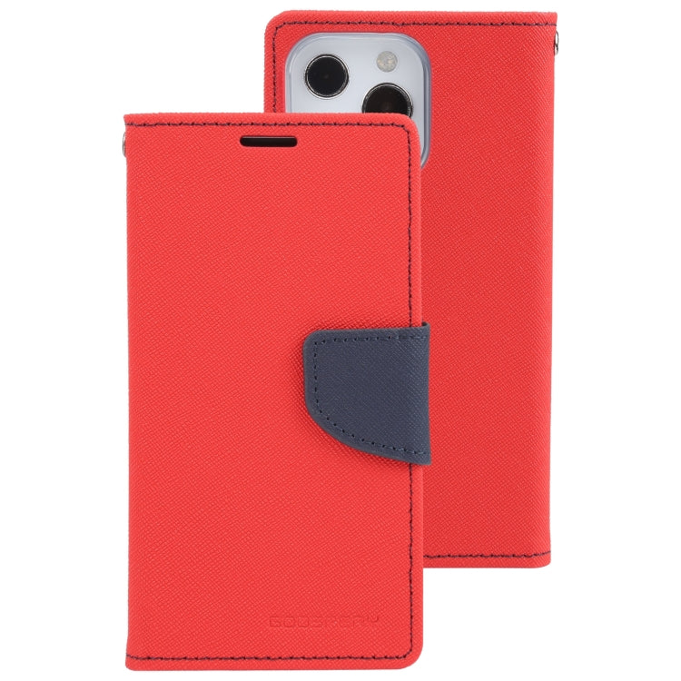 For iPhone 14 Pro GOOSPERY FANCY DIARY Cross Texture Leather Case