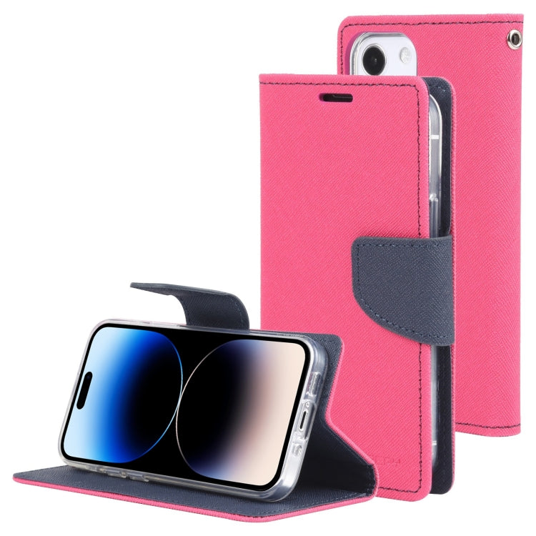 For iPhone 14 Pro GOOSPERY FANCY DIARY Cross Texture Leather Case