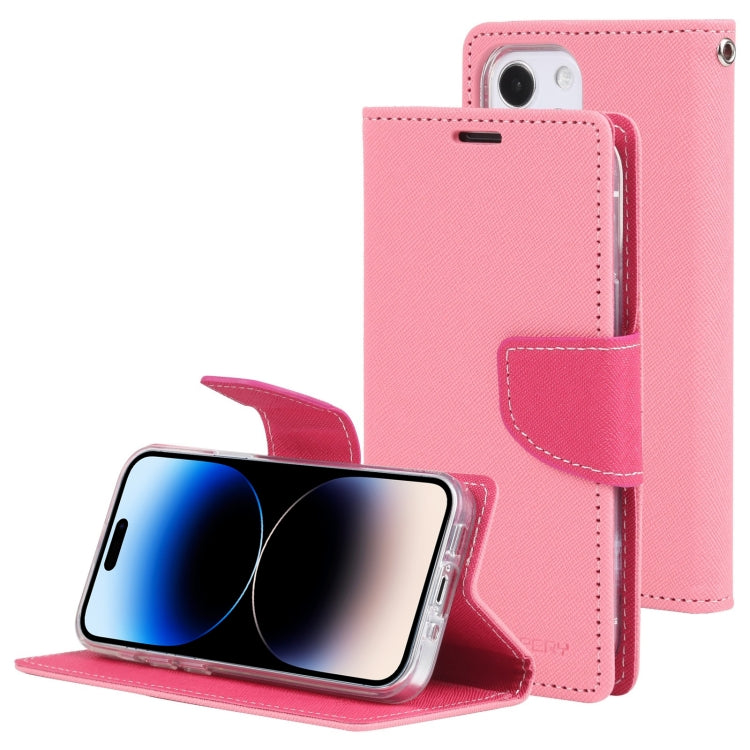 For iPhone 14 Pro Max GOOSPERY FANCY DIARY Cross Texture Leather Case