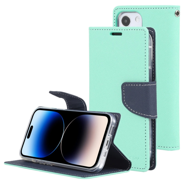 For iPhone 14 Pro Max GOOSPERY FANCY DIARY Cross Texture Leather Case
