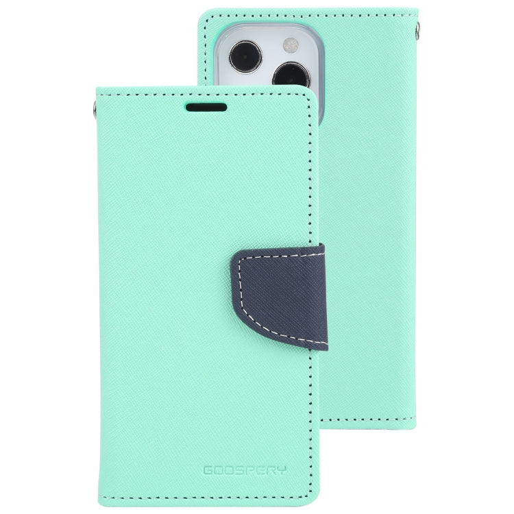 For iPhone 14 Pro Max GOOSPERY FANCY DIARY Cross Texture Leather Case